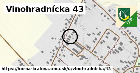 Vinohradnícka 43, Horná Kráľová