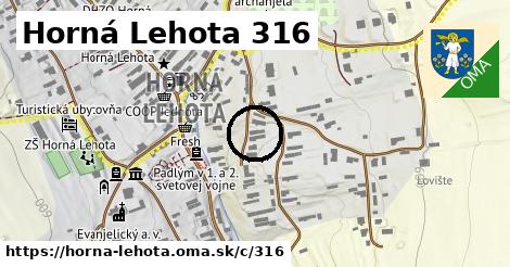 Horná Lehota <span class="supisne">316</span>