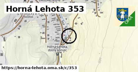 Horná Lehota <span class="supisne">353</span>