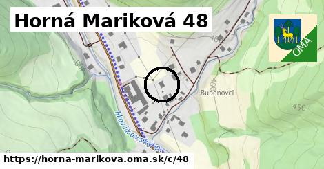 Horná Mariková <span class="supisne">48</span>