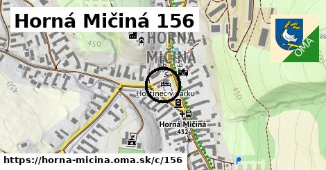 Horná Mičiná <span class="supisne">156</span>