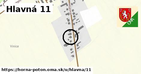 Hlavná 11, Horná Potôň