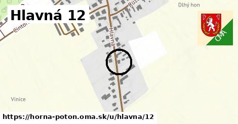 Hlavná 12, Horná Potôň