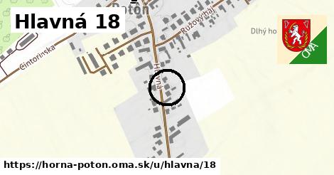 Hlavná 18, Horná Potôň
