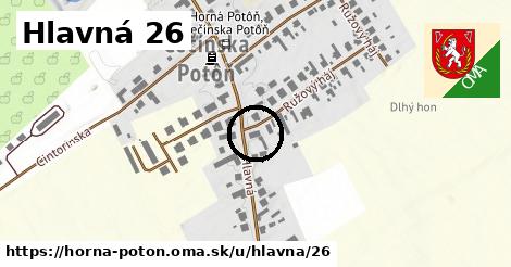 Hlavná 26, Horná Potôň