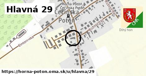 Hlavná 29, Horná Potôň