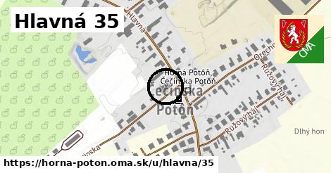 Hlavná 35, Horná Potôň