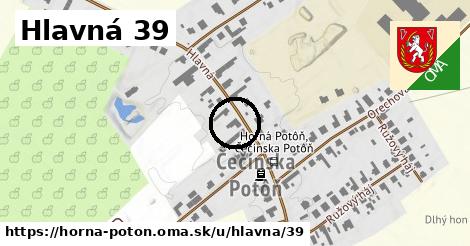 Hlavná 39, Horná Potôň