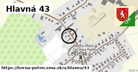 Hlavná 43, Horná Potôň