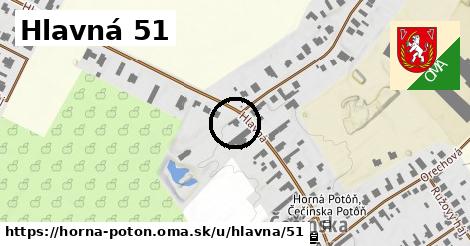 Hlavná 51, Horná Potôň