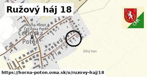 Ružový háj 18, Horná Potôň