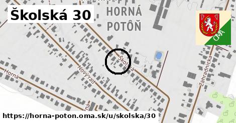 Školská 30, Horná Potôň