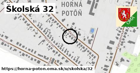 Školská 32, Horná Potôň