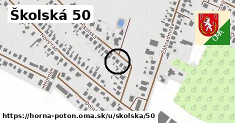 Školská 50, Horná Potôň