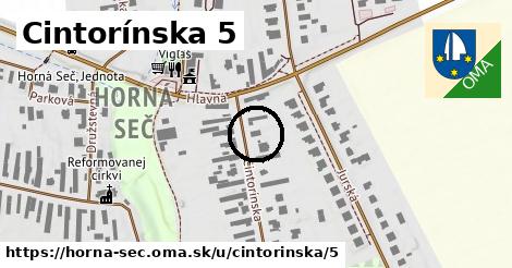 Cintorínska 5, Horná Seč
