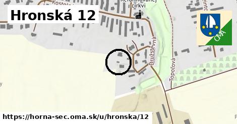 Hronská 12, Horná Seč