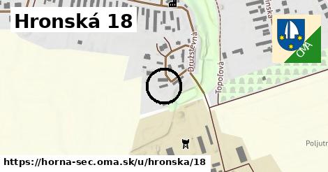 Hronská 18, Horná Seč