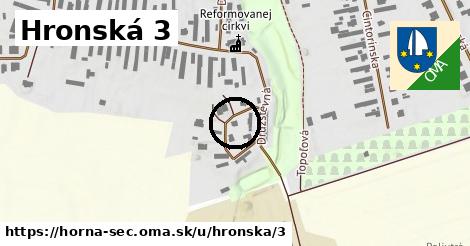 Hronská 3, Horná Seč