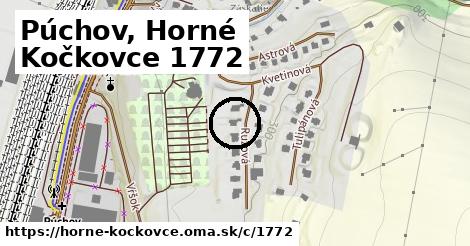 Púchov, Horné Kočkovce <span class="supisne">1772</span>