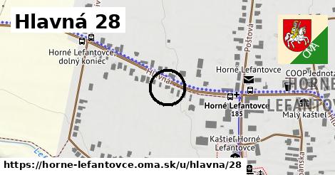 Hlavná 28, Horné Lefantovce