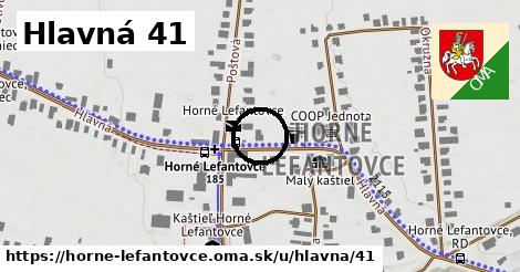 Hlavná 41, Horné Lefantovce