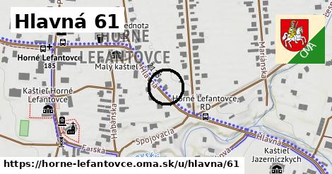 Hlavná 61, Horné Lefantovce