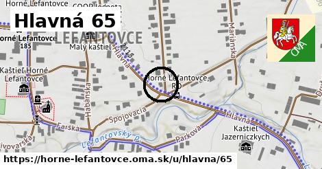 Hlavná 65, Horné Lefantovce