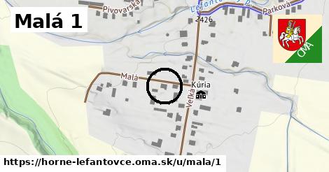 Malá 1, Horné Lefantovce