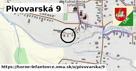 Pivovarská 9, Horné Lefantovce