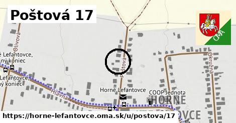 Poštová 17, Horné Lefantovce