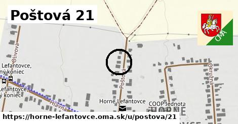 Poštová 21, Horné Lefantovce