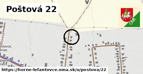 Poštová 22, Horné Lefantovce