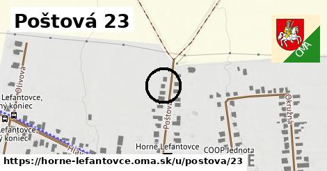 Poštová 23, Horné Lefantovce