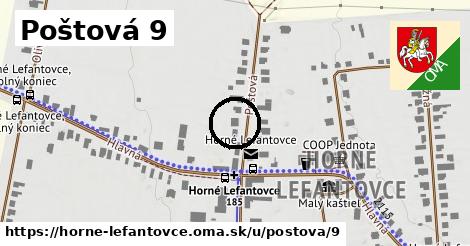 Poštová 9, Horné Lefantovce