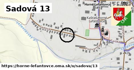 Sadová 13, Horné Lefantovce