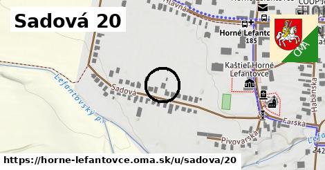 Sadová 20, Horné Lefantovce