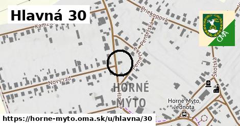 Hlavná 30, Horné Mýto