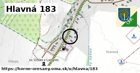 Hlavná 183, Horné Orešany