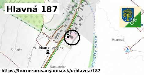 Hlavná 187, Horné Orešany