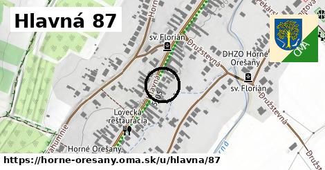 Hlavná 87, Horné Orešany