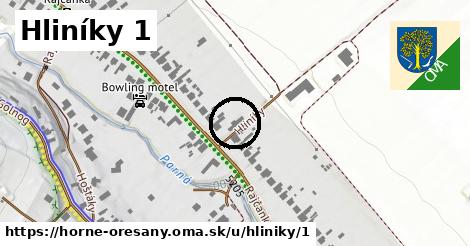 Hliníky 1, Horné Orešany