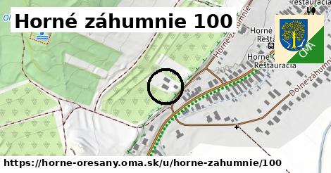 Horné záhumnie 100, Horné Orešany