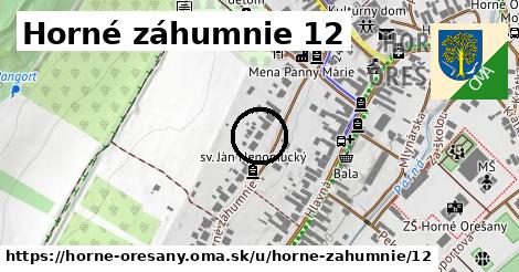 Horné záhumnie 12, Horné Orešany