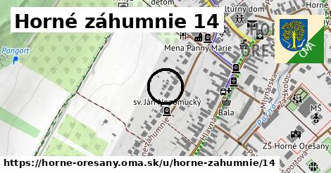 Horné záhumnie 14, Horné Orešany