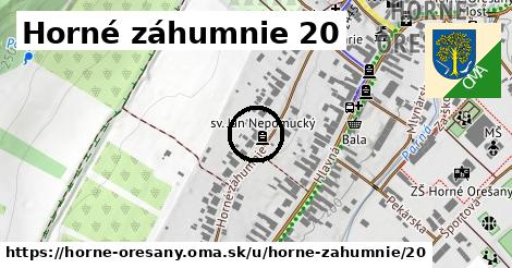 Horné záhumnie 20, Horné Orešany