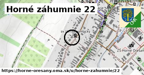 Horné záhumnie 22, Horné Orešany