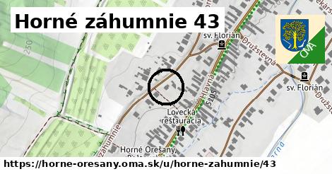 Horné záhumnie 43, Horné Orešany