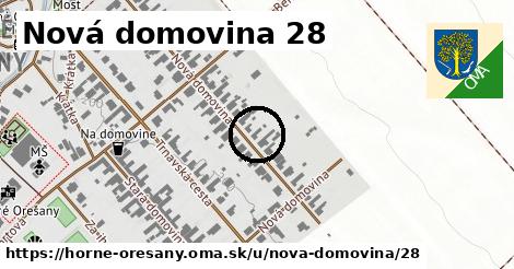 Nová domovina 28, Horné Orešany