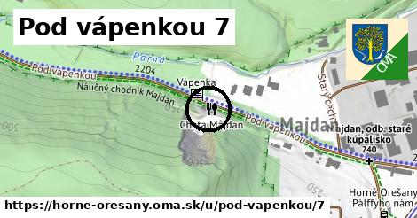 Pod vápenkou 7, Horné Orešany