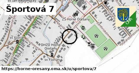 Športová 7, Horné Orešany